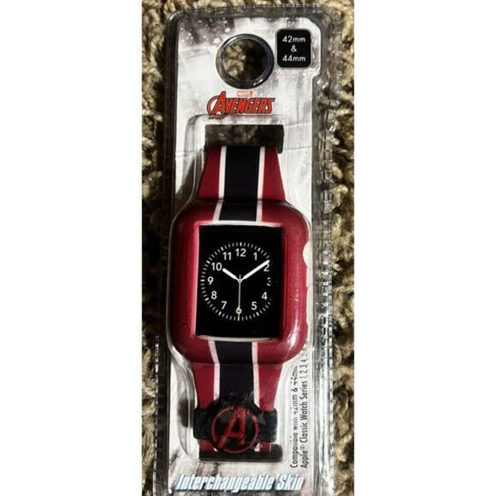 Marvel Avengers Apple Watch 42-44mm Interchangeable Band/Skin - BRAND‎ NEW